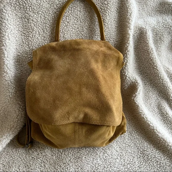 We the Free Free People suede hippie Boho backpack bag super Cute!! - Picture 2 of 12